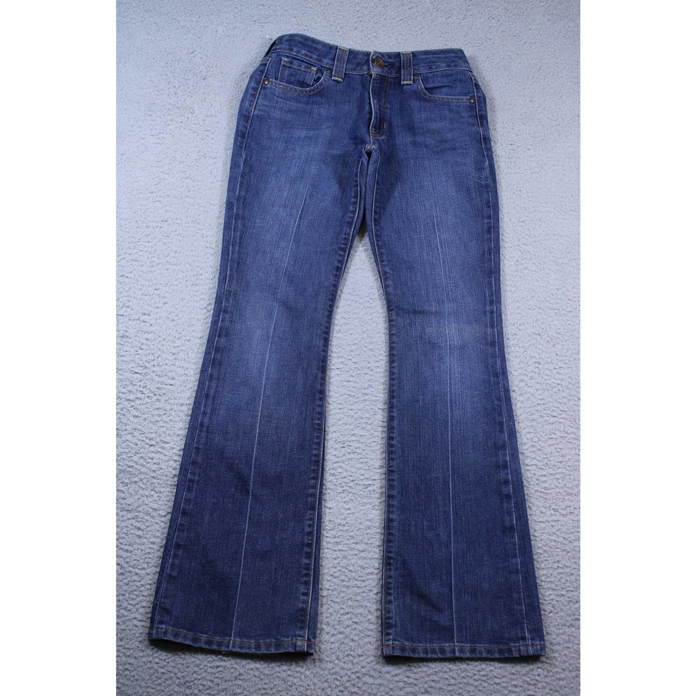 Gap Jeans Womens 4 Curvy Low Rise Bootcut Western Medium Wash Denim 28x34